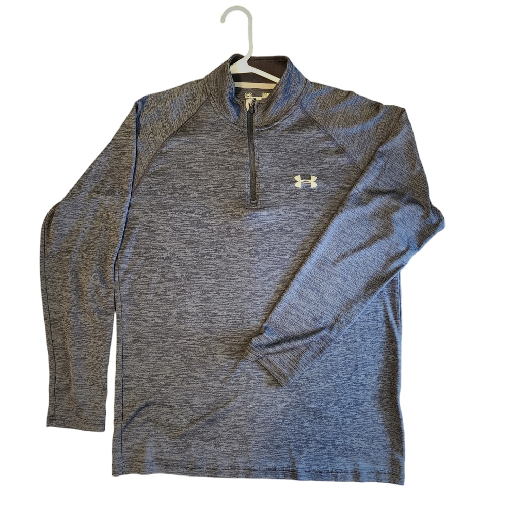 Under Armour Shirt | Mens Uder Armour 3/4 Zip Pullover - Size SMALL - BLUE